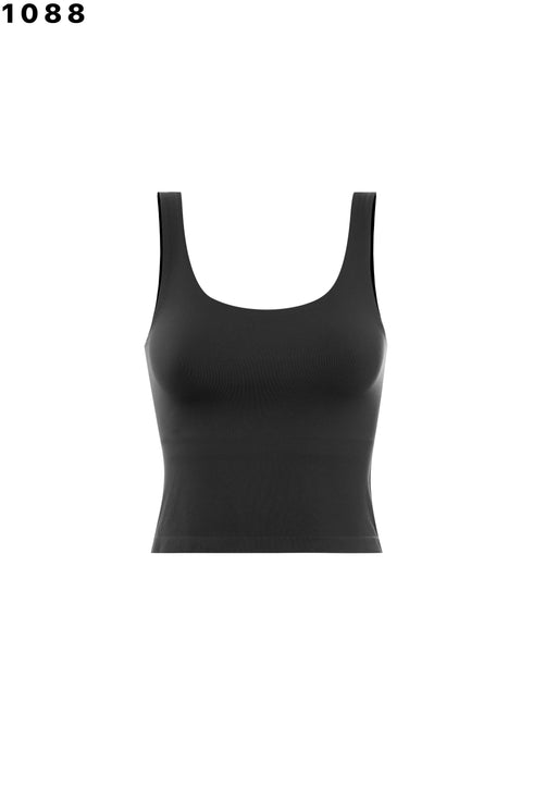 SCOOPNECK SKINNY CROP TANK